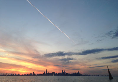Sunset Sail on Chicago's Lakefront